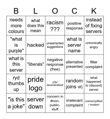 SB Logo Bingo Card