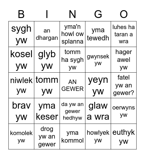 TPkewer1 Bingo Card