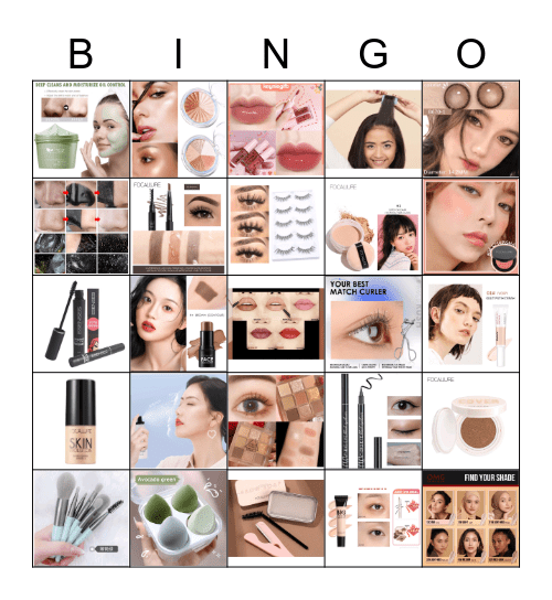 make up tools Bingo Card