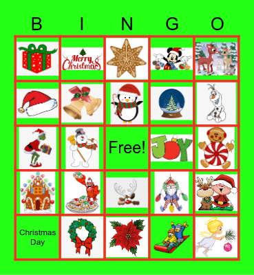 Cost and Manufacturing Christmas Bingo Card