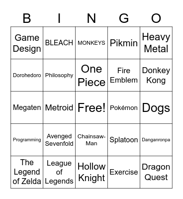 Steel real Bingo Card