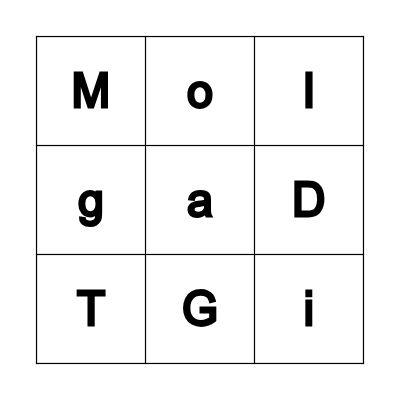 Skills Unit 1 Bingo Card