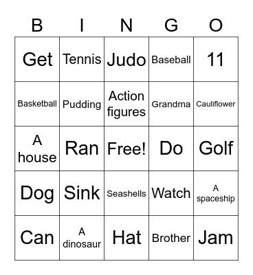 C5 plus lesson 7 book D Bingo Card