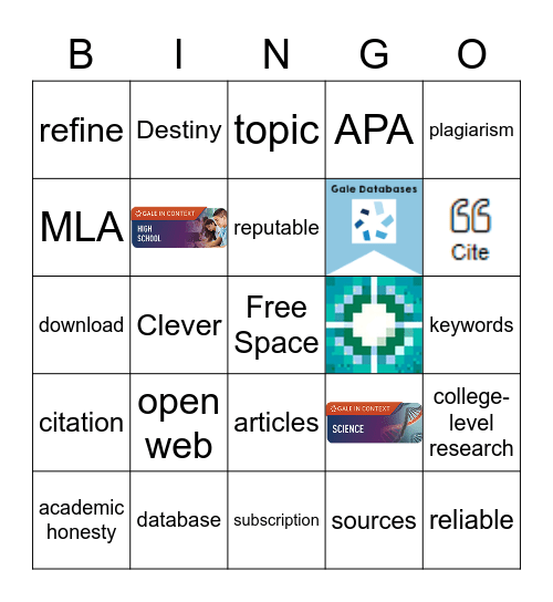 Research Lingo Bingo Card