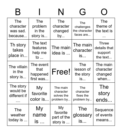 Restate BINGO- 2nd Bingo Card