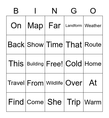 Feb Bingo Card