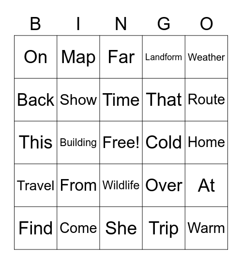 Feb Bingo Card