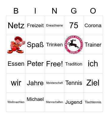 Uwe Bingo Card