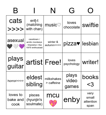 how well do you know za? Bingo Card