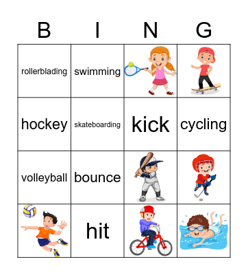 SPORTS! Bingo Card