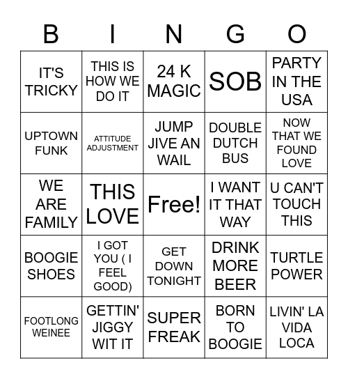 GATORS COVER ALL Bingo Card