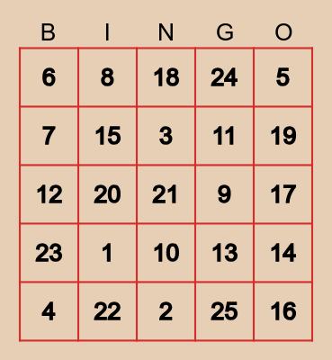 SUBJECT VERB AGREEMENT Bingo Card