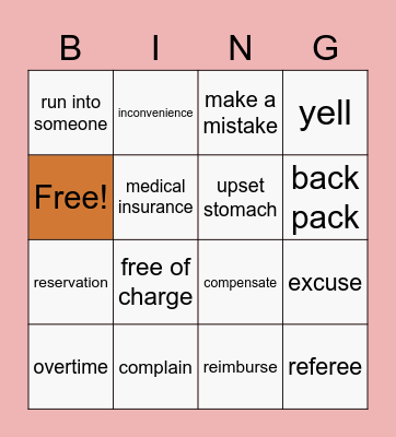 Unit Test Bingo Card