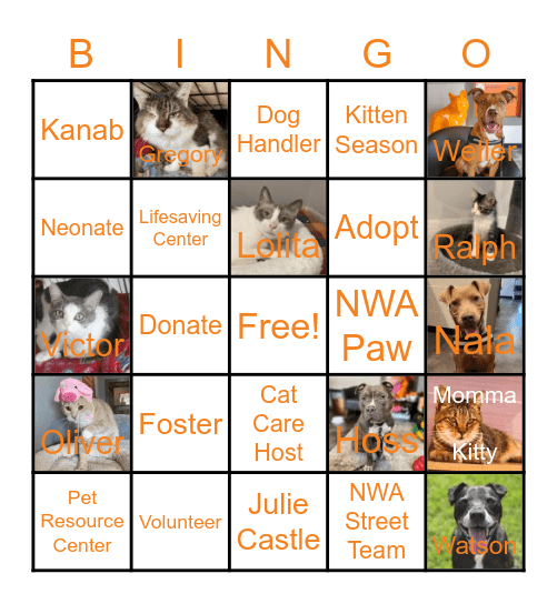 Best Friends Bingo Card