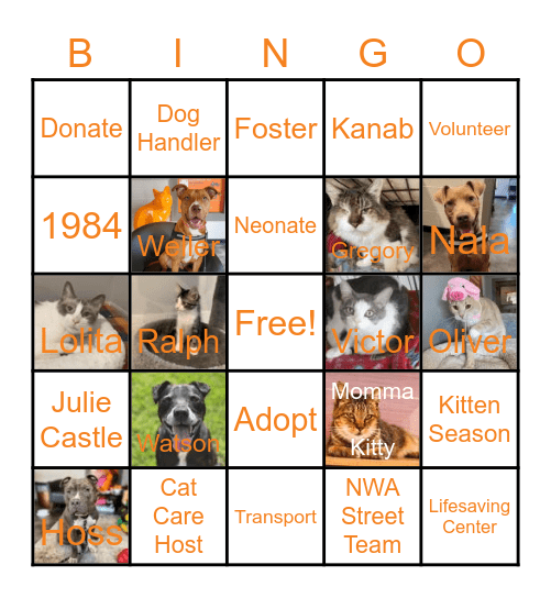 Best Friends Bingo Card