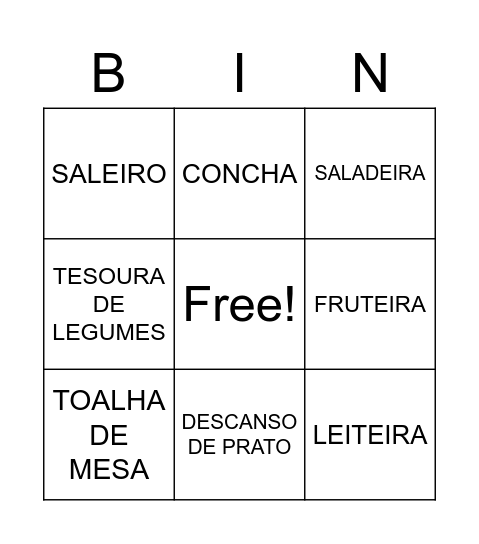 CHÁ JEFFERSON E THAMIRES Bingo Card