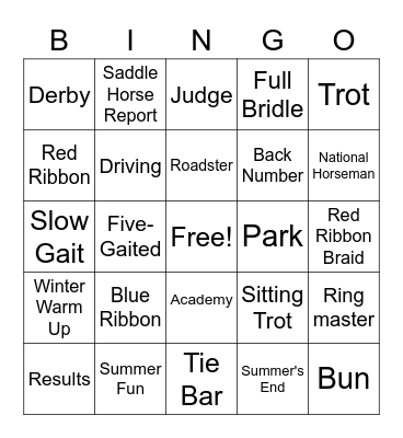 FSHPP Bingo Card