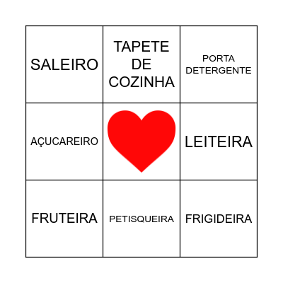 THAMIRES E JEFFERSON Bingo Card