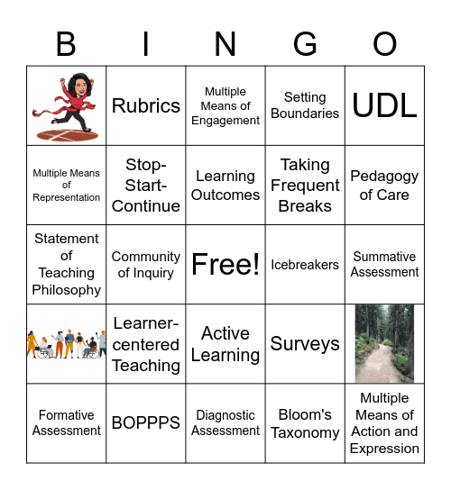 Week 4 Review Bingo Card