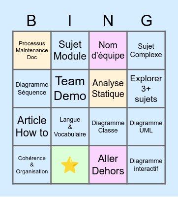 WebApp - Doc Week Bingo Card