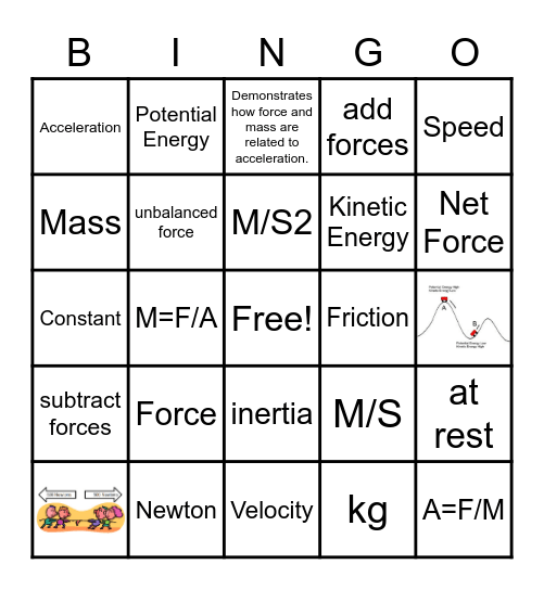 Force Bingo Card