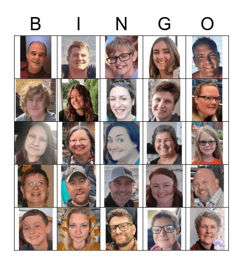 FAMILY Bingo Card