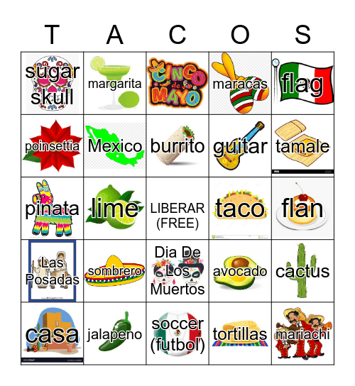 FIESTA BINGO Card