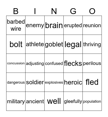Magazine: FOOTBALL Bingo Card