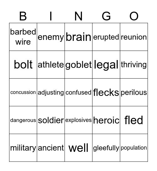 Magazine: FOOTBALL Bingo Card