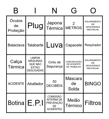 QUIZBINGO SIPAT 2022 Bingo Card