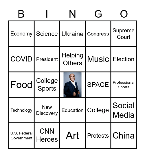 CNN10 BINGO with Coy Wire Bingo Card