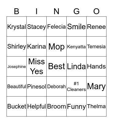 We Are Family Bingo Card