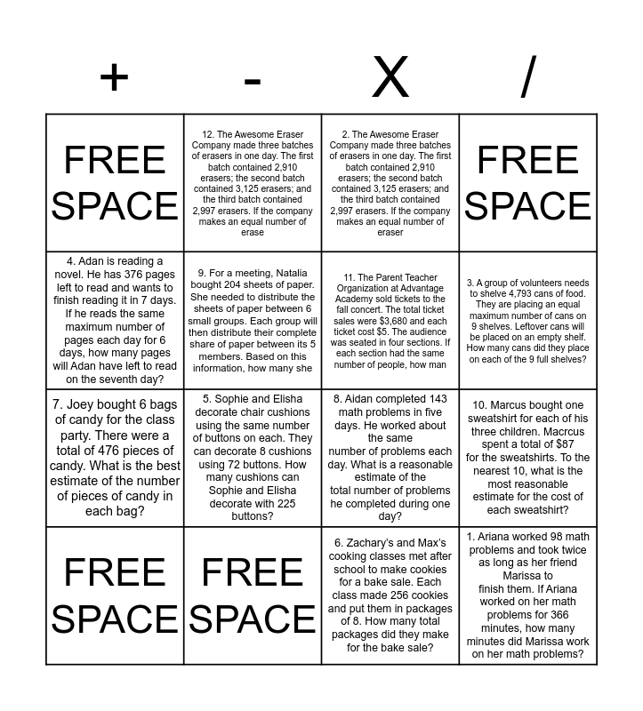 Cushion Single Seat Bingo