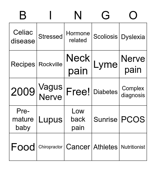 Bethesda BNI -Casi McFarland Bingo Card