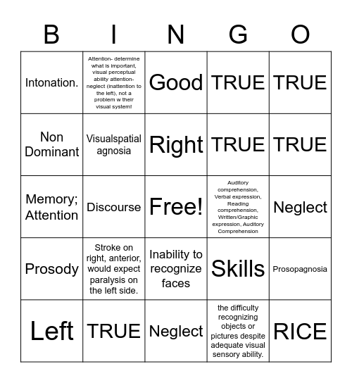 RHD BINGO! Bingo Card