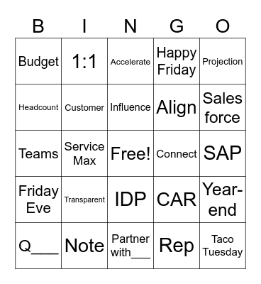 Clint Stryker Bingo Card
