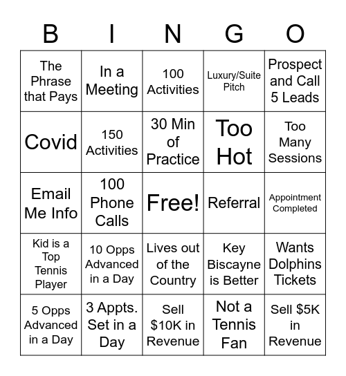 Wheel of Thanks Bingo Card