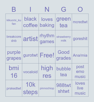 edtwt Bingo Card