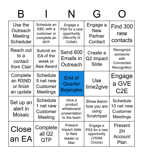 Web & W/M/G Bingo Card