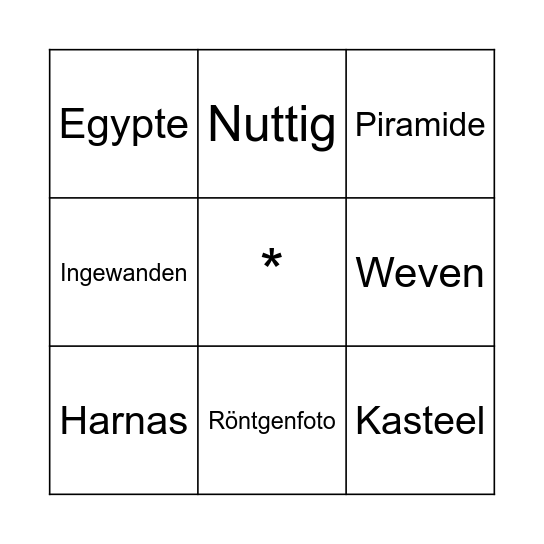 Bingo Woordenschat Sterke Verhalen Bingo Card