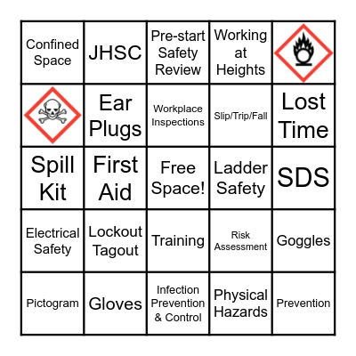 Health & Safety Bingo! Bingo Card