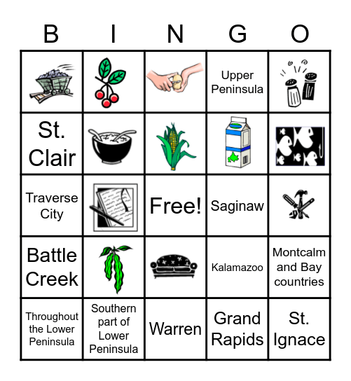 GAME BOARD Bingo Card