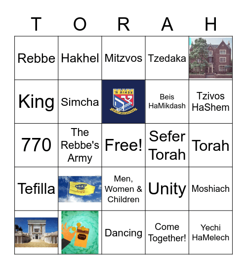 Hakhel Bingo Card