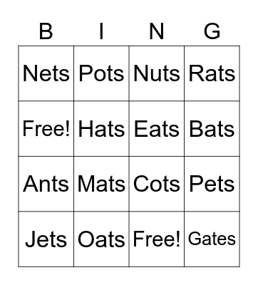 /ts/ Bingo Card