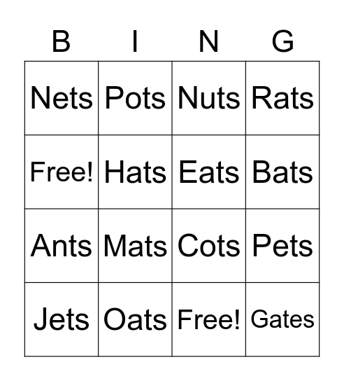 /ts/ Bingo Card