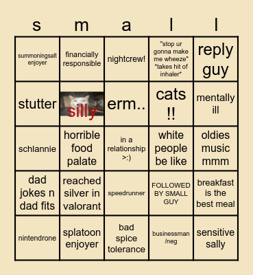 punkauk Bingo Card