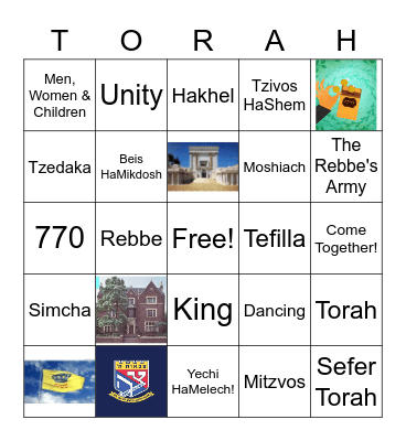 Hakhel Bingo Card