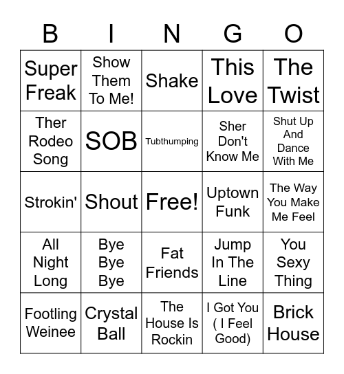 Miscellaneous Cover All Bingo Card
