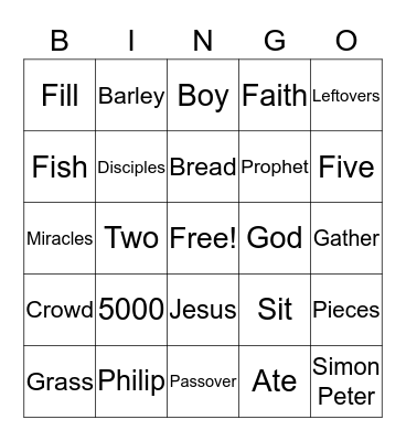 BINGO 5000 Bingo Card