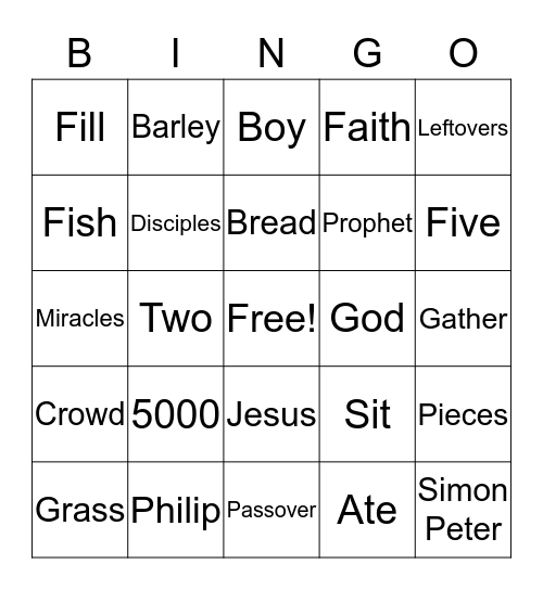 BINGO 5000 Bingo Card